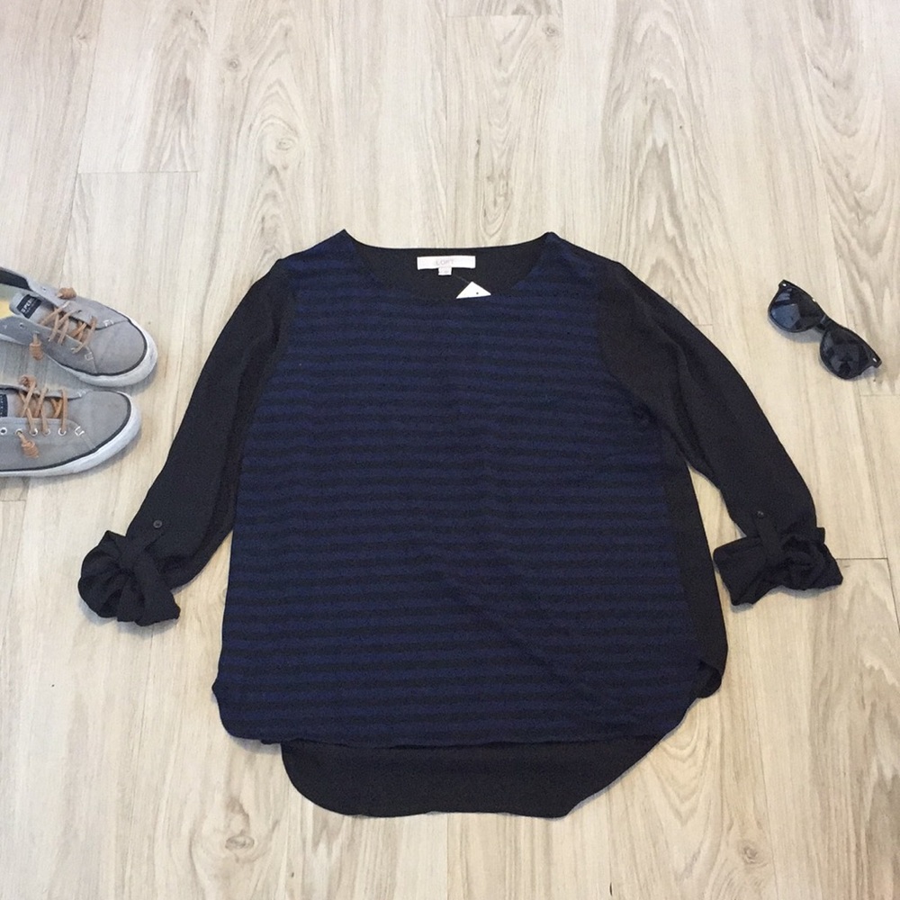 Loft Striped Blouse